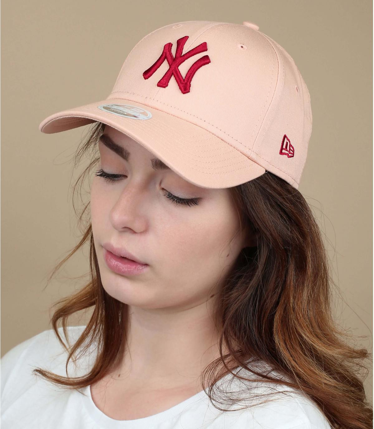 women NY cap pink Wmns League Ess 940 NY party spritzer